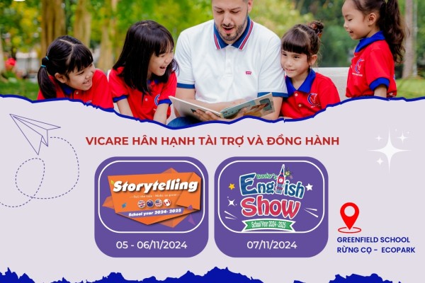 Vicare đồng hành cùng cuộc thi Kể Chuyện Tiếng Anh tại Greenfield School