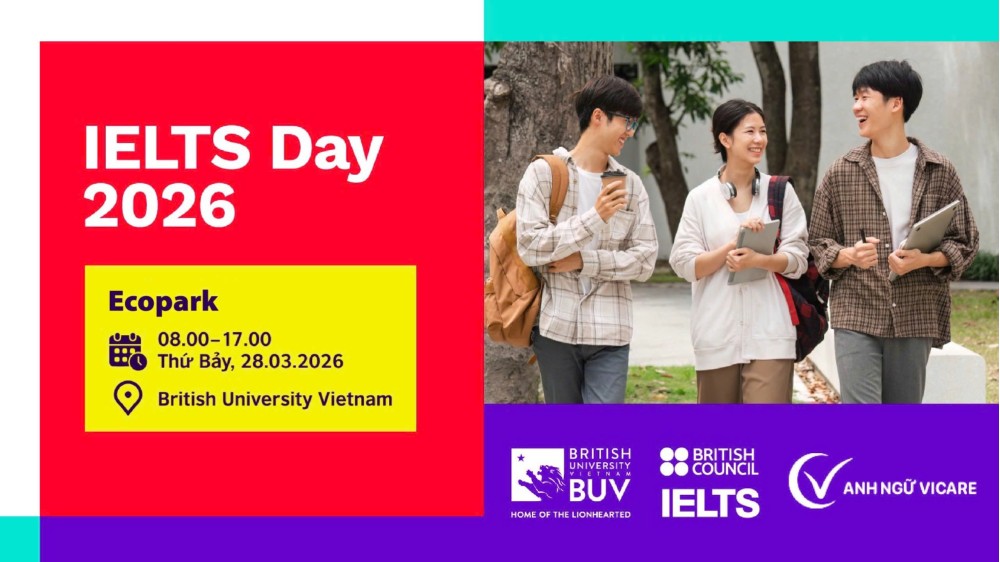 Ngày Hội Trải Nghiệm IELTS Tại BUV Cùng Anh Ngữ Vicare
