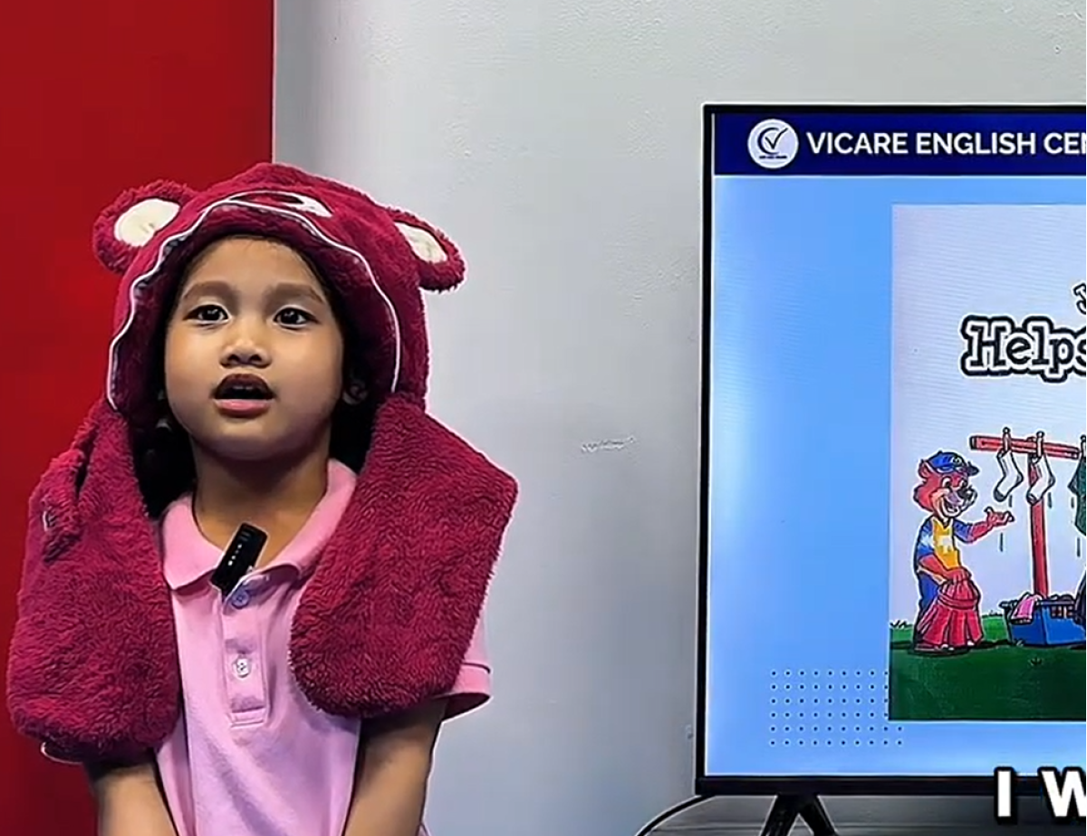 Chú Gấu nhỏ 4 tuổi.