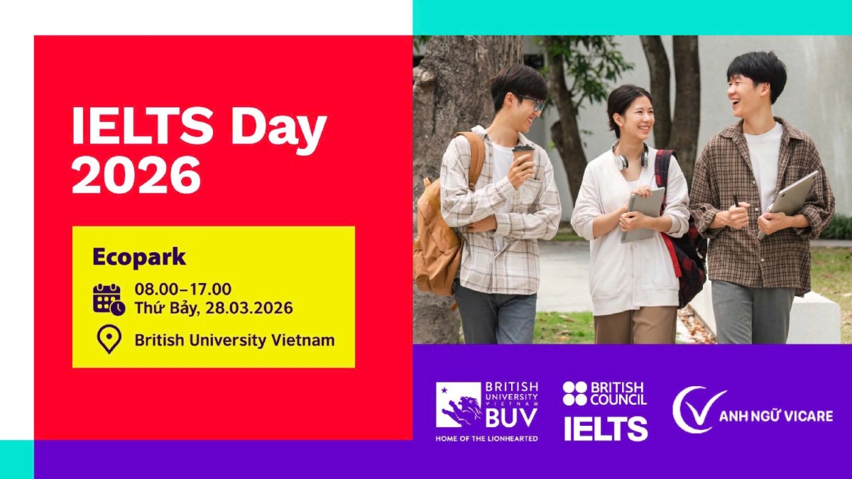 Ngày Hội Trải Nghiệm IELTS Tại BUV Cùng Anh Ngữ Vicare